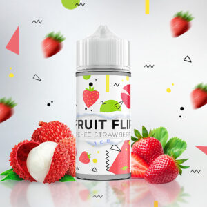 Fruit Flip - Lychee Strawberry - 100 ml - Imagem 1