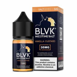 BLVK - Tobacco Salt - Vanilla Custard - 30 ml - Imagem 1