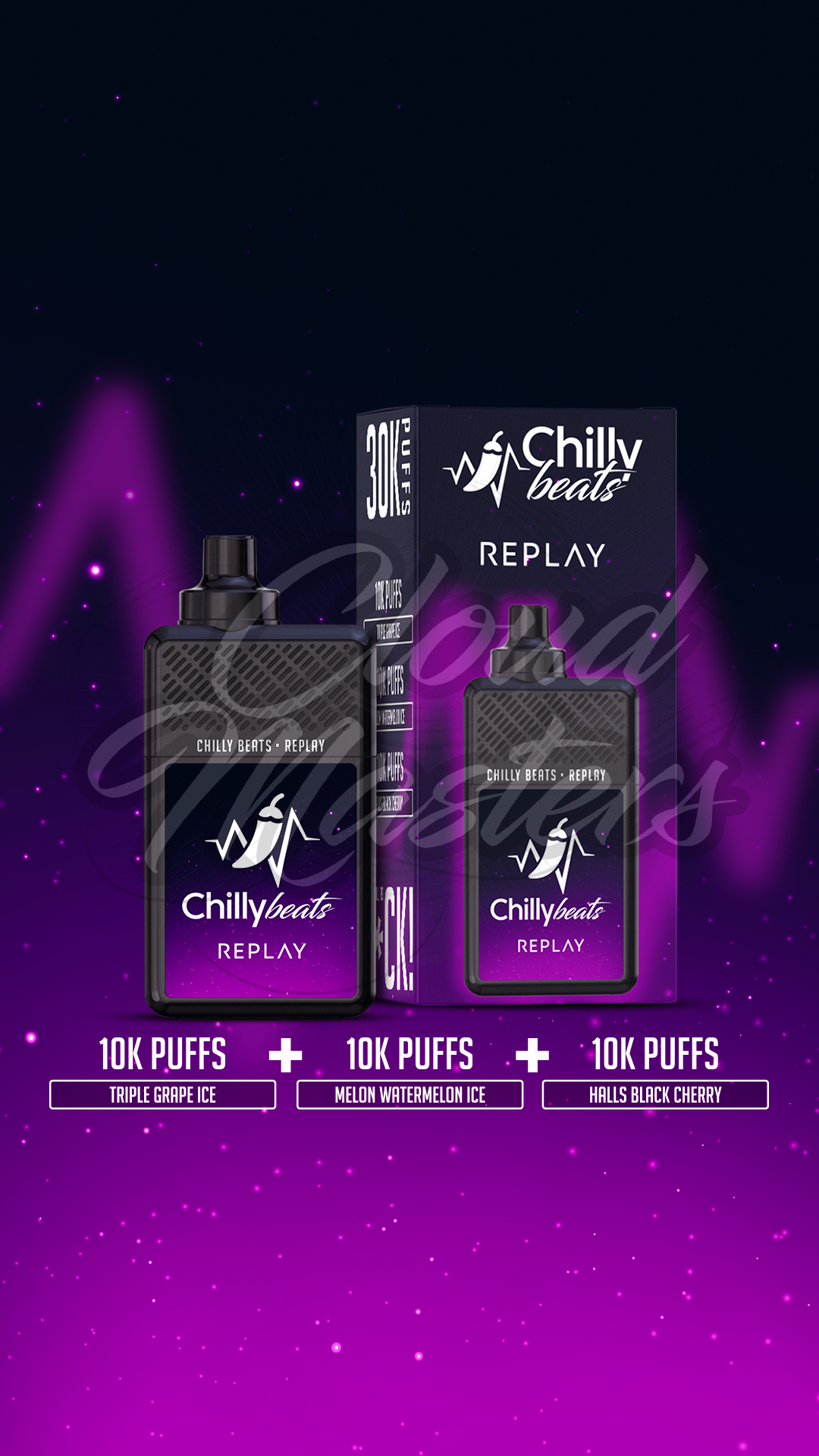 Replay 30K Puffs Purple 2