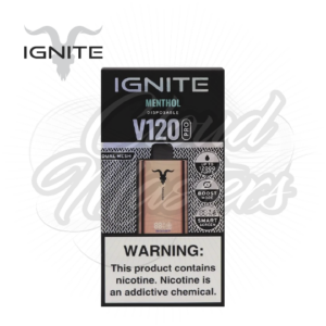 Ignite - V120 Pro - Menthol - Rose Gold - até 12.000 Puffs - Imagem 1