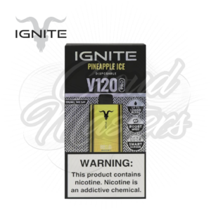 Ignite - V120 Pro - Pineapple Ice - Gold - até 12.000 Puffs - Imagem 1