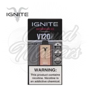 Ignite - V120 Pro - Watermelon Ice - Rose Gold - até 12.000 Puffs - Imagem 1