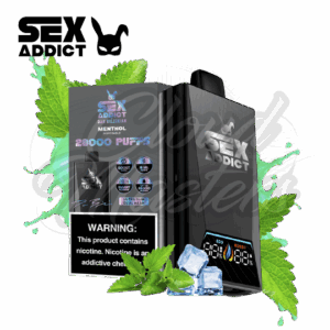 Sex Addict by Dan Bilzerian - S280 - Black - Menthol - até 28.000 Puffs - Imagem 1