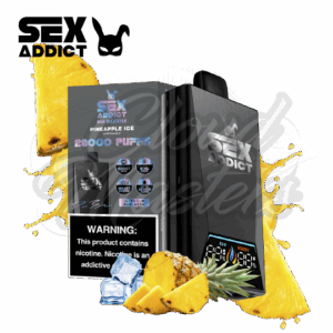 Sex Addict by Dan Bilzerian - S280 - Black - Pineapple Ice - até 28.000 Puffs - Imagem 1