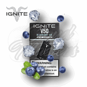 Ignite - V50 - New Edition - Blueberry Ice - até 5.000 Puffs - Imagem 1