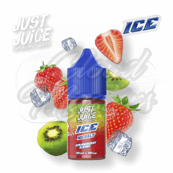 Just Juice – Ice – Strawberry & Kiwi – 30 ml – Cloud Masters Brasil