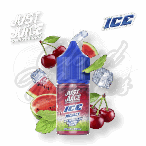 Just Juice - Ice - Watermelon & Cherry Mint - 30 ml - Imagem 1