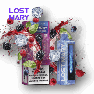 Lost Mary - MO20000 Pro - Blue Razz Ice - até 20.000 Puffs - Imagem 1