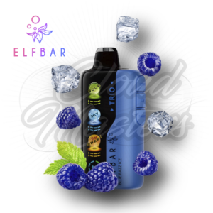 Elfbar- Trio - Blue Razz Ice - até 40.000 Puffs - Imagem 1