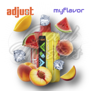 Adjust - My Flavor - Watermelon & Mango Peach - até 40.000 Puffs - Imagem 1