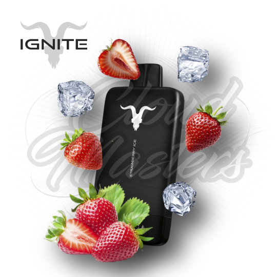 Ignite - V155 - Ultra Slim - Matte Black - Strawberry Ice
