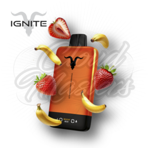 Ignite - V155 - Ultra Slim - Orange - Strawberry Banana - até 15.500 Puffs - Imagem 1